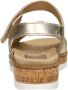 Sub55 Comfort Collection Mia 01 Sandalen Plat Goudkleur - Thumbnail 4