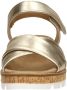 Sub55 Comfort Collection Mia 01 Sandalen Plat Goudkleur - Thumbnail 5