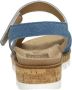 Sub55 Comfort Collection Mia 01 Sandalen Plat licht blauw - Thumbnail 4