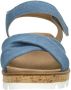 Sub55 Comfort Collection Mia 01 Sandalen Plat licht blauw - Thumbnail 5