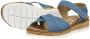 Sub55 Comfort Collection Mia 01 Sandalen Plat licht blauw - Thumbnail 6