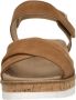 Sub55 Comfort Collection Mia 01 Sandalen Plat cognac - Thumbnail 5