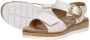 Sub55 Comfort Collection Mia 96 Sandalen Plat Gebroken wit - Thumbnail 6