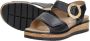 Sub55 Comfort Collection Mia 96 Sandalen Plat Zwart - Thumbnail 6