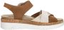 Sub55 Comfort Collection Sami 02 Sandalen Plat Cognac - Thumbnail 4