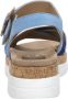 Sub55 Comfort Collection Sami 02 Sandalen Plat Blauw - Thumbnail 3
