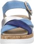 Sub55 Comfort Collection Sami 02 Sandalen Plat Blauw - Thumbnail 5