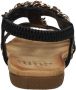 Sub55 Comfortabel Sandalen Plat Zwart - Thumbnail 4
