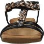 Sub55 Comfortabel Sandalen Plat Zwart - Thumbnail 5