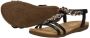 Sub55 Comfortabel Sandalen Plat Zwart - Thumbnail 6