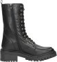 Sub55 Dames veterlaars Veterschoenen Hoog zwart - Thumbnail 4