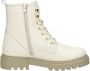 Sub55 Dames veterschoenen Hoog gebroken wit - Thumbnail 4