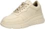 Sub55 Dames veterschoenen Laag beige - Thumbnail 2