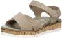 Sub55 Mia 01 Sandalen Plat beige - Thumbnail 2