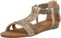Sub55 Sandalen Plat Sandalen Plat beige - Thumbnail 2