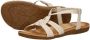 Sub55 Sandalen Plat Sandalen Plat Gebroken wit - Thumbnail 6