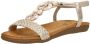 Sub55 Sandalen Plat Sandalen Plat goudkleur - Thumbnail 10