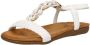 Sub55 Sandalen Plat Sandalen Plat wit - Thumbnail 3