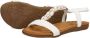 Sub55 Sandalen Plat Sandalen Plat wit - Thumbnail 6