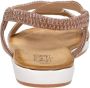 Sub55 Sandalen Plat Sandalen Plat Champagne - Thumbnail 4