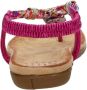 Sub55 Sandalen Plat Sandalen Plat Fuchsia - Thumbnail 4
