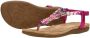Sub55 Sandalen Plat Sandalen Plat Fuchsia - Thumbnail 6