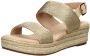 Sub55 Sandalen Touwzool Sandalen Touwzool goudkleur - Thumbnail 2