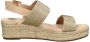 Sub55 Sandalen Touwzool Sandalen Touwzool goudkleur - Thumbnail 4