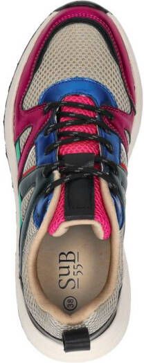 Sub55 Sneakers Laag Fuchsia