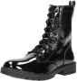 Sub55 Veterschoen hoog Veterschoen hoog Zwart lak - Thumbnail 3
