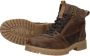 Sub55 Veterschoenen Hoog Veterschoenen Hoog cognac - Thumbnail 5