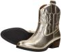 Sub55 Western boots Enkellaarsjes Hak goudkleur - Thumbnail 7