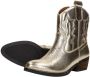 Sub55 Western boots Enkellaarsjes Hak Goudkleur - Thumbnail 7