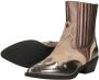 Sub55 Western boots Enkellaarsjes Hak Brons - Thumbnail 6