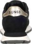Sun68 Ally Solid Nylon Sneakers Dames Zwart - Thumbnail 6
