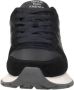 Sun68 Ally Solid Nylon Sneakers Dames Zwart - Thumbnail 7