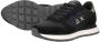 Sun68 Ally Solid Nylon Sneakers Dames Zwart - Thumbnail 8