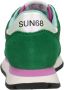 Sun68 Groene Ally Solid Nylon Sneakers voor Dames Green Dames - Thumbnail 7