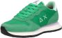 Sun68 Ally Solid Nylon Sneakers Dames Groen - Thumbnail 4