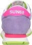 Sun68 Ally Solid Nylon Lage sneakers Dames Paars - Thumbnail 6