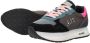 Sun68 Kleurrijke Leren Sneaker voor Dames Multicolor Dames - Thumbnail 14