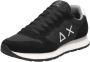 Sun68 Zwarte Sneakers Tom Solid Nylon Black Heren - Thumbnail 3