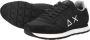 Sun68 Heren Lage sneakers Tom Solid Zwart Suède - Thumbnail 7