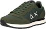 Sun68 Heren Lage sneakers Tom Solid Groen Textiel - Thumbnail 5