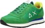 Sun68 Tom Solid Nylon Sneaker Mannen Groen geel blauw - Thumbnail 8