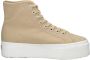 Superga 2708 Hi-Top Veterschoenen Hoog beige - Thumbnail 4