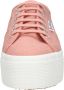 Superga 2790 Cotw Linea Veterschoenen Laag koraal rood - Thumbnail 5