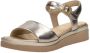 Tamaris COMFORT Essentials Dames Sandalen LT GOLD - Thumbnail 4