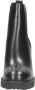 Tamaris Zwarte leren Chelsea laars met 6 cm hak Black Dames - Thumbnail 11