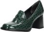 Tamaris Groene Krokodillenprint Pump Green Heren - Thumbnail 12